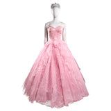 Wicked Witch Glinda Pink Wedding Dresses Halloween Costume Who Cosplay Suit BEcostume