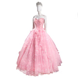 Wicked Witch Glinda Pink Wedding Dresses Halloween Costume Who Cosplay Suit BEcostume