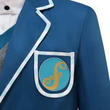 Wicked Wizard Cosplay Men's Blue Suit Cosplay Costume Who Cosplay Suit BEcostume