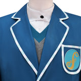 Wicked Wizard Cosplay Men's Blue Suit Cosplay Costume Who Cosplay Suit BEcostume