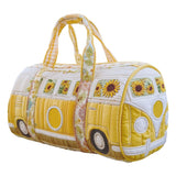 Boho Away Duffle Bag Hippie Van Quilted Duffle Bag Bus Quilted Duffle Bag Becostume