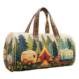 Hippy Van Quilted Duffle Bag Goth Clothing Storage Bag Camping Overnight Travel Bag