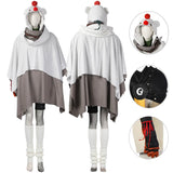 Yuffie Cosplay FF7 Yuffie Costume Final Fantasy Halloween Costume Suit with Cloak