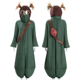 Little Nightmares Alone Cosplay Costume Green Halloween Suit Becostume