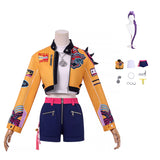 Kpop Demon Hunters Rumi Cosplay Costume Yellow Halloween Party Outfit Becostume