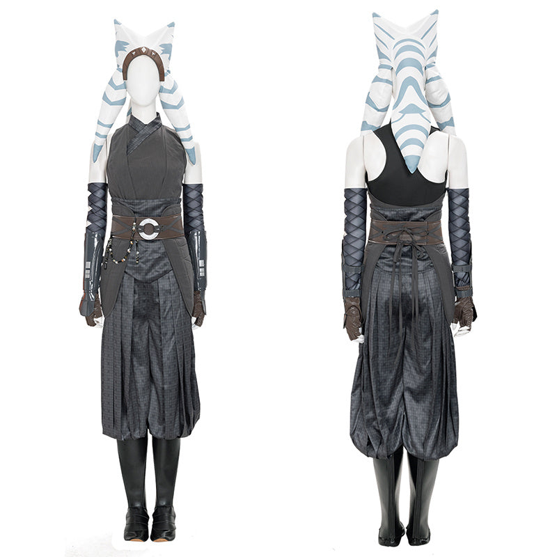 Star Wars Clone Cosplay The Mandalorian Ahsoka Tano Costume Outfit Hat ...