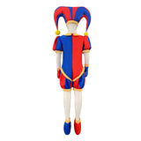 The Amazing Digital Circus Cosplay Costume Cartoon Clown Pomni Jumpsuit Halloween Party Suit