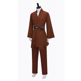 Anakin Brown Tunic Suit Star Wars Anakin Skywalker Cosplay Costume Halloween Outfit Becostume