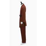 Anakin Brown Tunic Suit Star Wars Anakin Skywalker Cosplay Costume Halloween Outfit Becostume