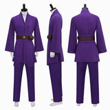 Anakin Purple Tunic Suit Star Wars Anakin Skywalker Cosplay Costume Halloween Outfit Becostume