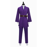 Anakin Purple Tunic Suit Star Wars Anakin Skywalker Cosplay Costume Halloween Outfit Becostume