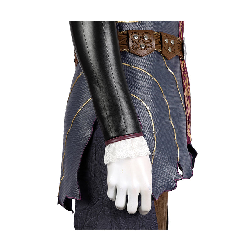 Baldur's Gate 3 Astarion Medieval Shirt Suit Cosplay Costume