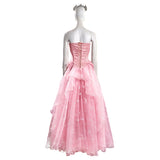 Wicked Witch Glinda Pink Wedding Dresses Halloween Costume Who Cosplay Suit BEcostume