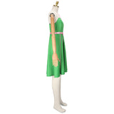 2023 Movie Barbie Beach Green Dress Summer Wear Margot Robbie Cosplay Costume BEcostume