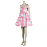 Margot Robbie Barbie Pink Dress 2023 Barbie Movie Cosplay Costume BEcostume