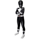 Kids Black Ranger Jumpsuit Black Power Rangers Cosplay Costume Halloween Bodysuit BEcostume