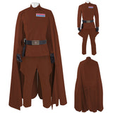 Imperial Officer Uniform Star Wars Rogue One Cosplay Costume Brown Version