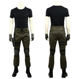 Resident Evil 3 Remake Cosplay Carlos Oliveira Costume Game UBCS Green Uniform Suit