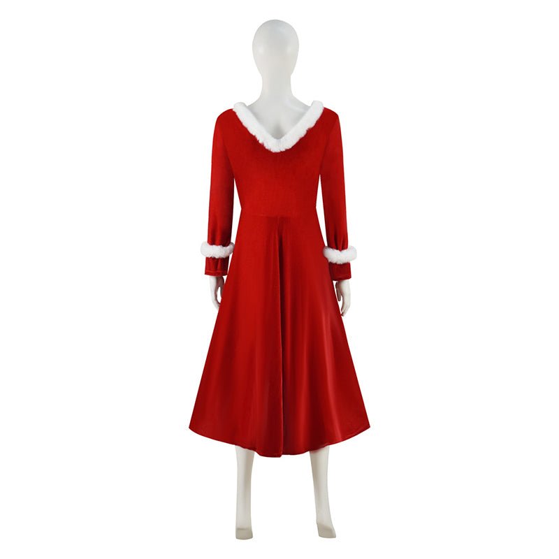 womens christmas night dress Christmas Women Black and Red Check Pattern Hooded Nightdress Long Sleeve Adults Sleep Dress Kigurumi Costume Outfits