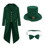 Wicked Wizard Cosplay Men's Green Cosplay Costume Halloween Who Cosplay Suit BEcostume