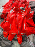 Kids Dance Star Costume Boys 80s 90s Pop King 3D Prints Jacket Shirt Pants Becostume