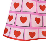 Bridget Pink Dress Descendants Queen of Hearts Cosplay Costume Halloween Suit