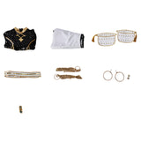 Kpop Demon Hunters Zoey Cosplay Costume Black Golden Halloween Huntrix Outfit Becostume
