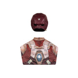 Thunderbolts Red Guardian Cosplay Costume Jumpsuit Halloween Outfit Becostume