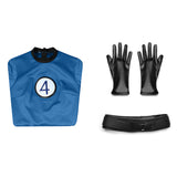The Fantastic Four Sue Storm Cosplay Costume Invisible Woman Jumpsuit With Shoes Becostume