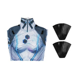 Marvel Rivals Sue Invisible Woman Future Foundation Cosplay Costume FF Jumpsuit Becostume