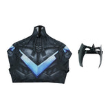 Arkham Knight Nightwing Cosplay Costume Nightwing Halloween Jumpsuit Becostume