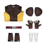 Deadpool 3 Wolverine Brown Suit X-men Classic Wolverine Cosplay Costume Halloween Suit Becostume