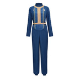 Fallout Lucy Cosplay Costume Lucy Vault 33 Jumpsuit Blue Uniform Halloween Outfit