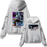 Anime Solo Levelling Hoodie Hoodie Sweatshirt Cosplay Costume Sung Jin Woo Manga Becostume