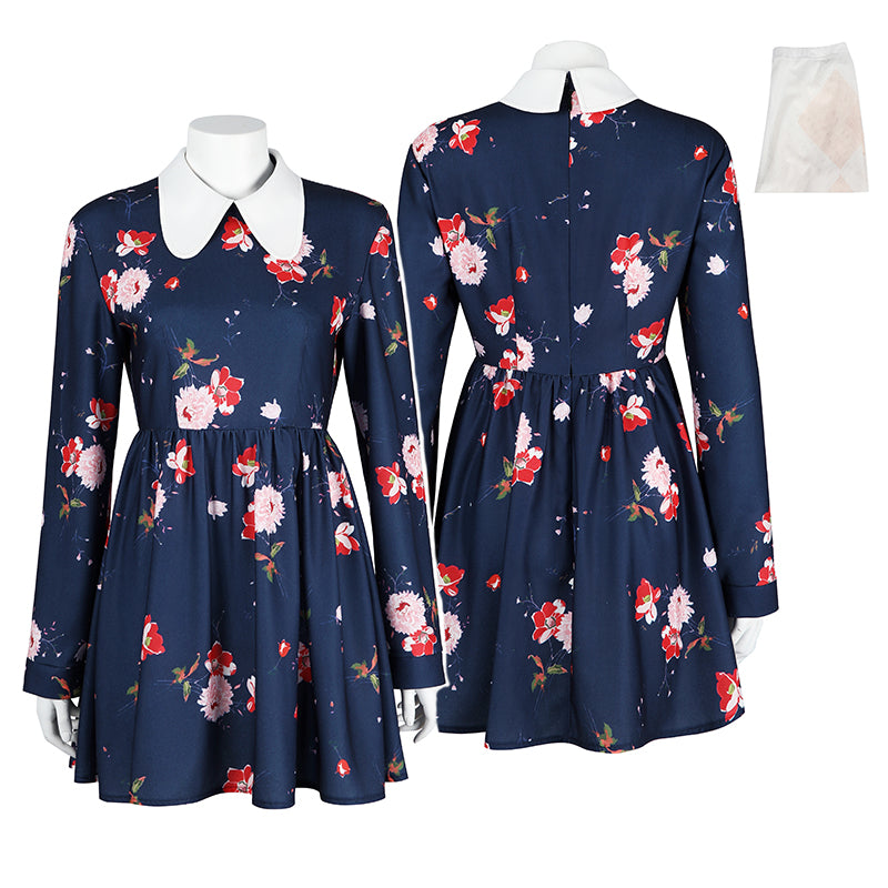 lady gaga joker blue dress Lady Gaga Harley Quinn Costume Joker 2 Music Scene Dress Cosplay Hallo ACcosplay