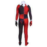 Harley Quinn Cosplay Costume The Joker Harley Red Black Jumpsuit Christmas Party Suit