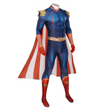 The Boys Season 4 Cosplay Homelander Costume Jumpsuit Cape Outfit