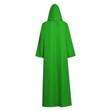 Shadow Wizard Money Gang Costume Robe with Hooded Green Halloween Cloak BEcostume