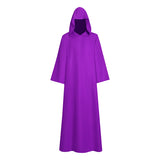 Shadow Wizard Money Gang Costume Robe with Hooded Purple Halloween Cloak BEcostume
