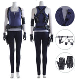 Resident Evil 3 Remake Cosplay Jill Valentine Game Classic Costume Halloween Party Suit