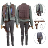 Star Wars Rogue One Cosplay Jyn Erso Cosplay Outfit Halloween Carnival Suit