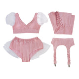 Melanie Martinez K 12 Suit K-12 Pink Bra Pants Uniform Halloween Outfits