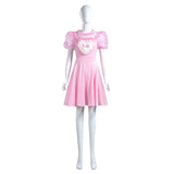 K-12 Cry Baby Pink Dress Melanie Martinez K 12 Cosplay Costume Women Halloween Suits