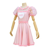 Melanie Martinez K 12 Dress Cosplay Costume K-12 Crybaby Dress Pink Embroider Sleeves