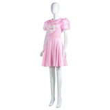 K-12 Cry Baby Pink Dress Melanie Martinez K 12 Cosplay Costume Women Halloween Suits