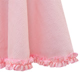 Melanie Martinez K 12 Dress Cosplay Costume K-12 Crybaby Dress Pink Embroider Sleeves