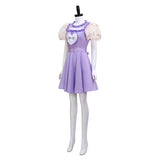 Melanie Martinez K 12 Purple Dress Women K-12 Cosplay Costume Beige Embroider Sleeves