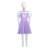 Kids Melanie Martinez K 12 Dress K-12 Purple Dress Cosplay Costume White Embroider Sleeves