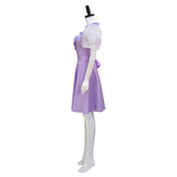 Adult Melanie Martinez K 12 Purple Dress K-12  Cosplay Costume White Embroider Sleeves