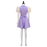 Melanie Martinez K 12 Purple Dress Women K-12 Cosplay Costume Beige Embroider Sleeves